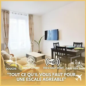  Appartement F2 Proche Gare - 5min Rer Orly 15min France